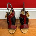 Giuseppe Zanotti  Buckle Burgundy Red Patent Leather Mule size 6.5 Photo 1
