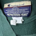 Champion Vintage  Reverse Weave Hunter Green Sweatshirt Size Medium Photo 4