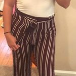Charlotte Russe Stripped Flare Pants  Photo 0