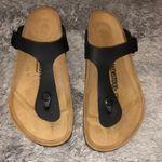 Birkenstock Black Leather Sandals Photo 0