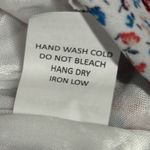 Sienna Sky Dress Womens Medium White Red Micro Floral Peasant Prairie Bohoemian Photo 7