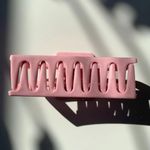 Velvet Claws Hair Clip The Jada in Candy Pink Speckle, w/ Velvet Travel Bag 🎀 Photo 3