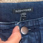 Eileen Fisher Organic Cotton Denim Jean Barrel Tapered Ankle Pant Indigo Blue 0 Photo 7