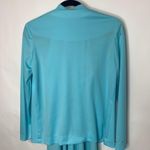 70s Vintage Custom Aqua Maxi Dress Wedding Sz Medium Blue Photo 3