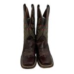 Nocona Size 7 B Boots Hero Tori Desert Leather Brown Embroidered Blooming Cactus Photo 1