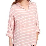 Nine West Jeans Striped Popover Top Size S Photo 0