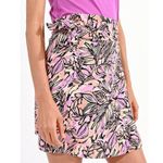 Molly Bracken  MINI WRAP SKIRT Pink Jeanne Floral Size Small Woman’s Photo 1