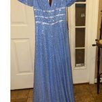 Women's FAERIESTY Dress XS Blue Sequin Photo 0