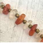 Carnelian and quartz necklace Photo 7