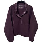 Outdoor Voices RecFleece Snap Jacket L Ube Purple Photo 0