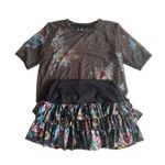 lucky in love X Bethanie Mattek Sands Worn Floral Mesh Top and Skort Set Size M Photo 7