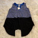 Ava James  Shirt size M length 25” bust 30” brand new color blue white black Photo 10