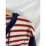 Caslon  Red White Blue Stripe Hoodie Size small Photo 3