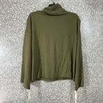Zaful Women's Army Green Plus Size Cropped Sweatshirt - Size 3X - Cowl Neck Top Photo 7
