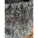 Maurice's Maurice’s Purple Black Paisley Empire Waist Dress Size 16 Witchy Whimsygoth Photo 5