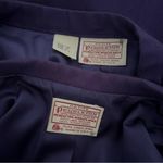 Pendleton Petite Purple Wool Straight Skirt Jacket Suit Size 8-10 VINTAGE Photo 5