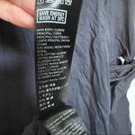 Topshop  crewneck shirt tie bell sleeve dress size 6 navy Photo 8