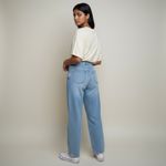 EUC Romwe High Rise Straight Legged Denim Jeans Flower Print Design Sz M (US 6) Blue Photo 2