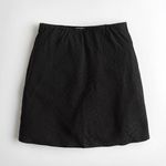 Hollister Black Flowy Skater Skirt Photo 2