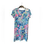 Lilly Pulitzer Tideline Dress Sparkling Blue Hey Bay Bay Size Medium Photo 4
