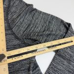 Soft Surroundings  Tunic Top Womens Medium Grey Heathered V Neck Long Sleeve Photo 7