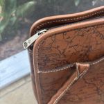 Patricia Nash Purse Leather Calvi Satchel Shoulder Bag Signature Map Riot Rust Photo 2