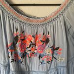 Free People light blue floral long sleeve dress XS. Photo 5