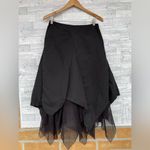 Etam asymmetrical handkerchief hem size 8 Black Photo 1