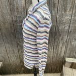 Quiksilver  Blouse Womens Linen Half Button Up Loose Fit Shirt Size XS Photo 2