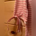 Ralph Lauren Lauren  Striped Boatneck Top With Bow Ties On Sleeves NWT XS/TP Photo 2