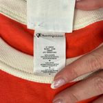 Champion  Colorblock Red Yellow Blue Striped Cropped Long Sleeve Tee sz M NEW Tag Photo 9