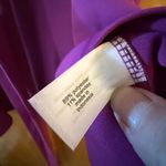 Lane Bryant  Fuchsia Pink Belted Zip Blouse Top Dress Party Office NWT Size 22 Photo 5