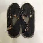 Sanuk Donna hemp cotton slip on shoes loafers black womens size 8 casual beach Photo 4