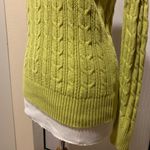 st. john's bay Long sleeve Cable knit V neck sweater size S tall Photo 5