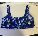 Blue Patterned Women's Sports Bra Size XL Photo 1