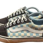 Vans Authentic Old Skool Baby Blue/True White Checkerboard Sneakers - Women's 10 Photo 5