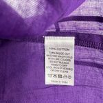 Never A Wallflower High Neck Dress Purple Windowpane Cotton Mini Size XS Photo 5