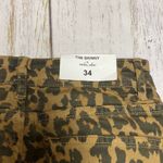 ZARA NEW!  The Skinny Animal Print Jeans Photo 5