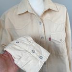 Levi's NWT Levi Strauss Effortless Essential The Western Shirt Oversized Size Medium Photo 4
