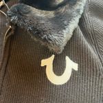 True Religion  RIBBED FAUX FUR ZIP Size XL Photo 6