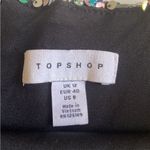 Topshop Mermaid Sequin Mini Dress Iridescent Metallic Shiny Gold Rainbow Sz 8 Photo 8