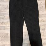 J.Jill  Ponte Slim Leg Pants Womens M Pull On Charcoal Gray Tapered Windowpane Photo 0