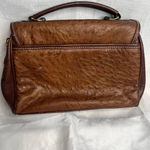 Carryland USA Faux Croc Satchel Purse Vintage Brown Photo 1