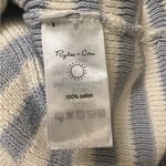 Rylee + Cru Blue and White Striped 100% Cotton Knit dress size medium Photo 9