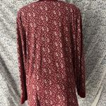 Susan Graver  Floral Red Women's Top Photo 1