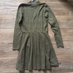 Hollister NWT  Olive Green Keyhole Skater Dress – Long Sleeve, Size Small Photo 1