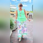 Cathy's Resortwear Women's Maxi Skirt with Colorful Sea Turtle Print (M) White Size M Photo 1