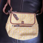 Fossil  Yellow Patterned Cross Body Purse Photo 0