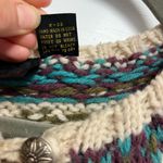 Liz Claiborne  vintage wool blend sweater front clasp vintage cardigan Photo 5