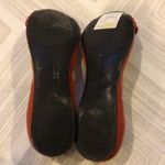 Salvatore Ferragamo  Orange-Red Silver Emblem - Size 10.5 Photo 6